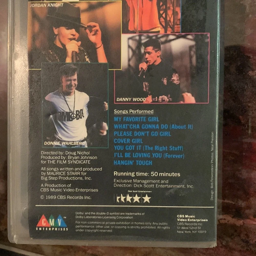 New Kids On The Block VHS